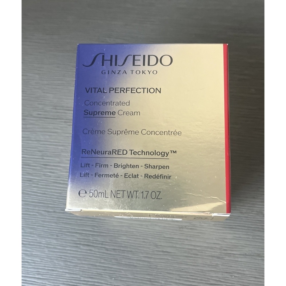 Shiseido Vital Perfection Concentrated Supreme Cream 50ml / 1.7 Oz - New In Box